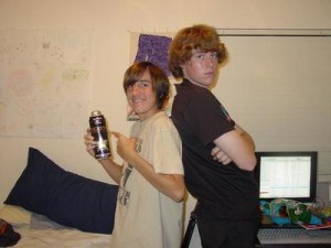 I found this old picture of James and I from 2007